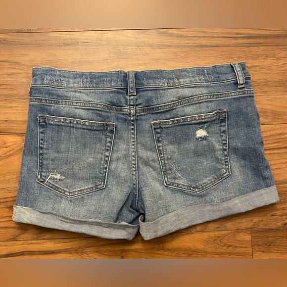 Distressed Denim Cut Off Shorts by Alter'd State - Picture 2 of 7